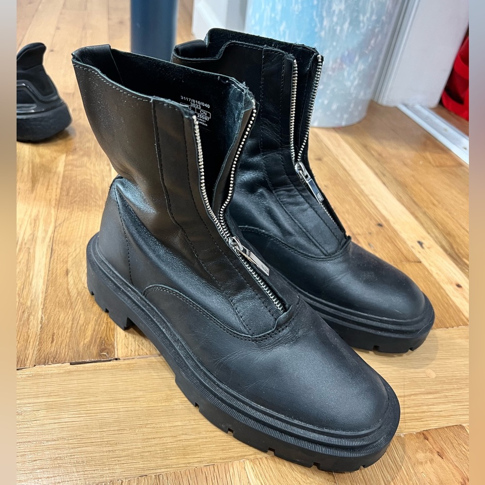 Zara black boots